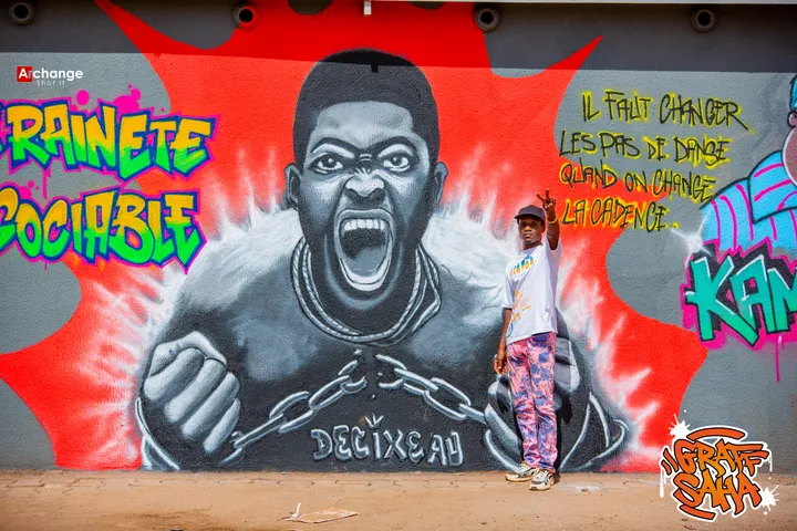 Ouaga street art festival : Des graffiti pour sensibiliser sur la crise terroriste